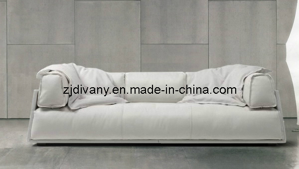 Italian Style Leather Sofa (D-60)