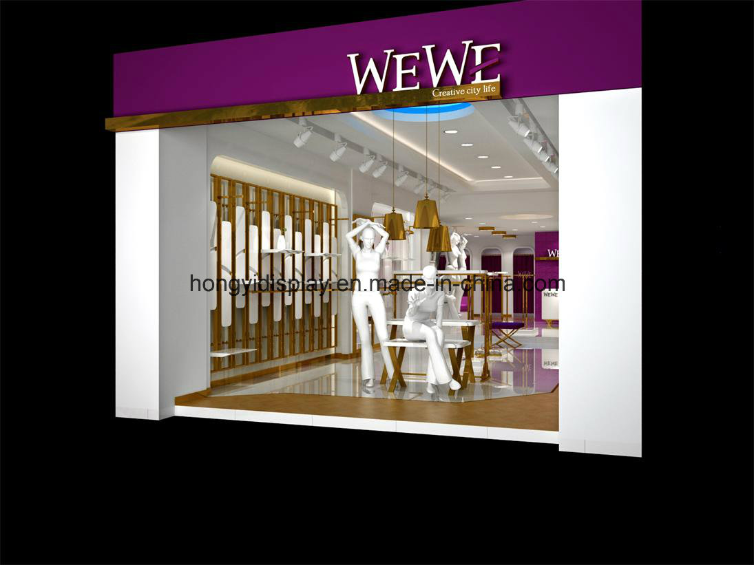 Ladies Garment Shopfront Display with Display Stand
