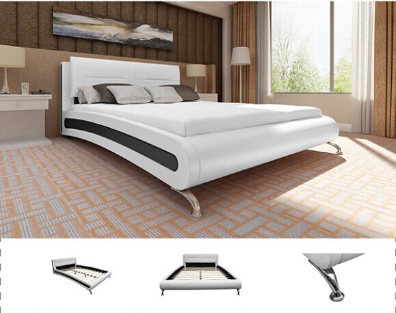 Latest Modern Leather Bed Vb-02