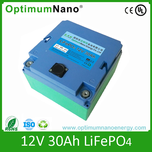LiFePO4 Battery Pack 12V 30ah Golf Trolley Battery
