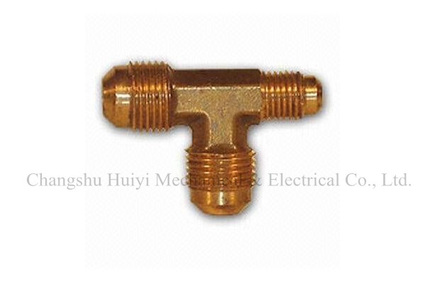 Male Thread Reducing Forged Tee with Brass