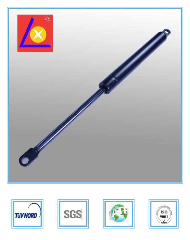 Metal Flat Eyelet Gas Spring with Steel Material for Car Trunk