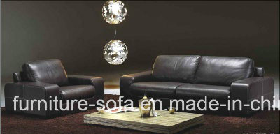 Modern 123seater Wood Frame Italy Leather Sofa (SF06)