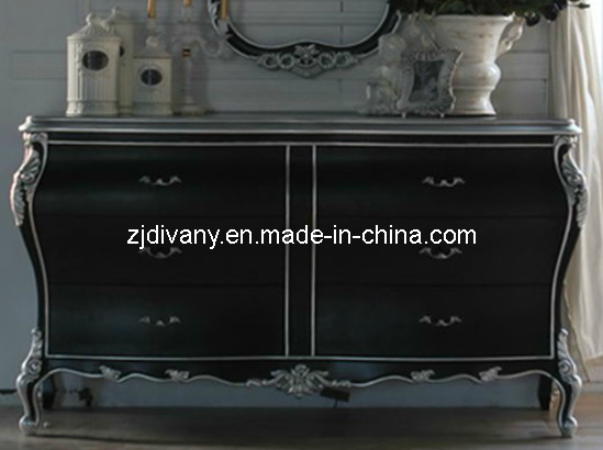 Neo-Antique Black Cabinet (1305)