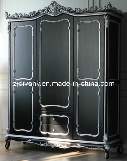 New Classical Wood Wardrobe (1603)