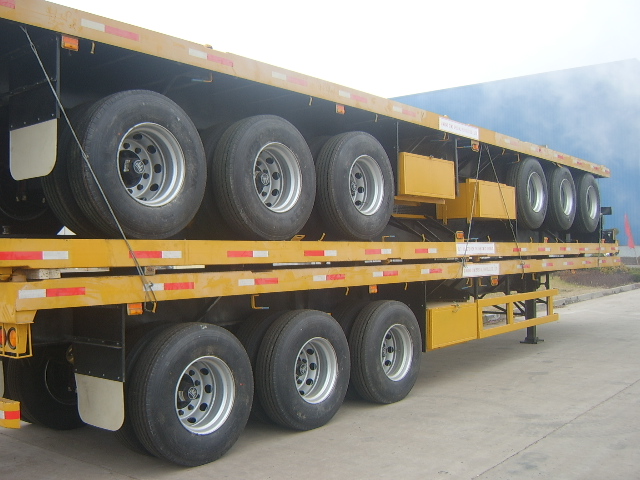 New Flat Bed 40ft Container Semitrailer
