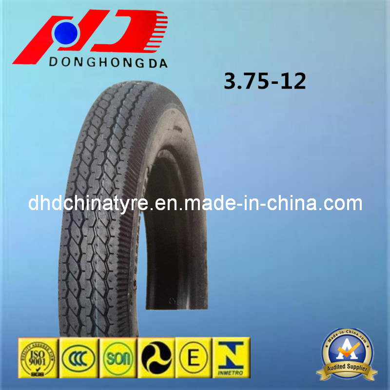 New Tread Pattern Motorcycle Tyre Tire 3.75-12