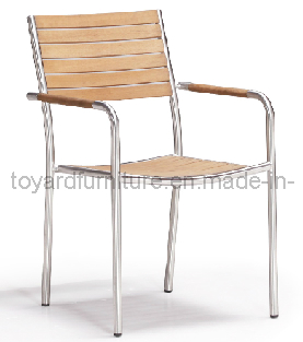 Outdoor Garden Patio Stacking Wooden Chair