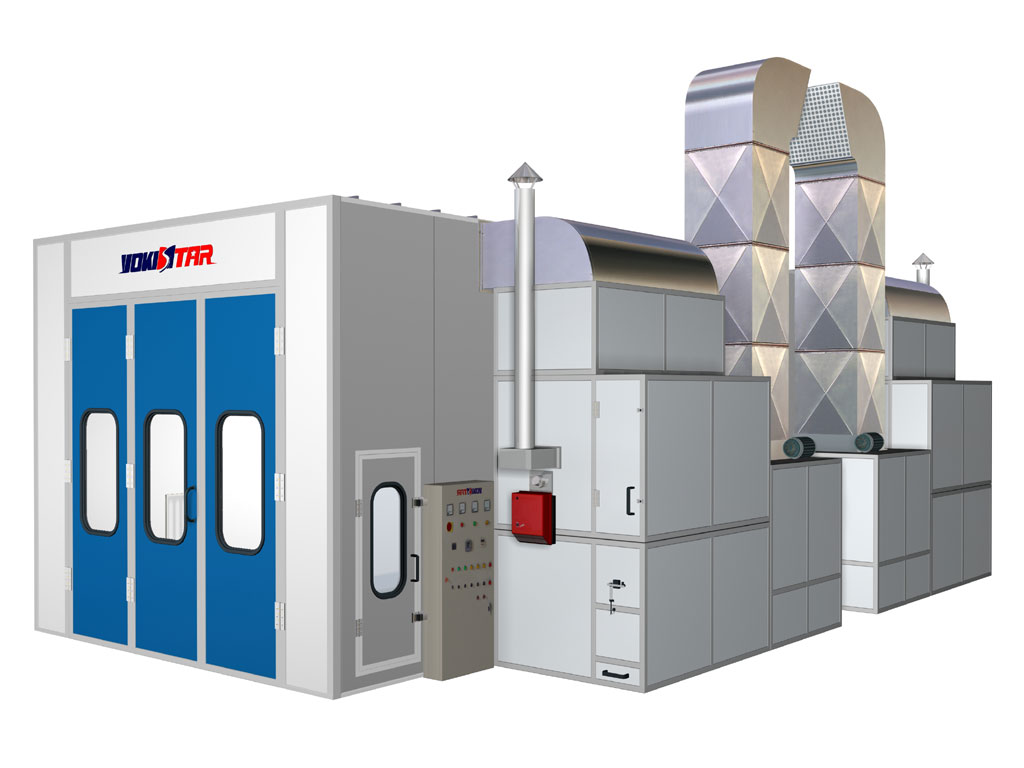 Philips Lights Pit Style Large Spray Booths