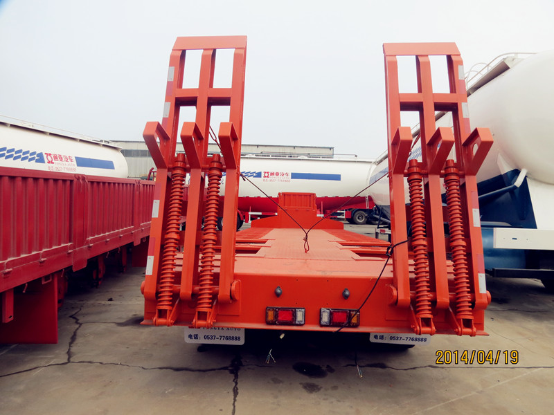 Ramp Lowbed Semi Trailer