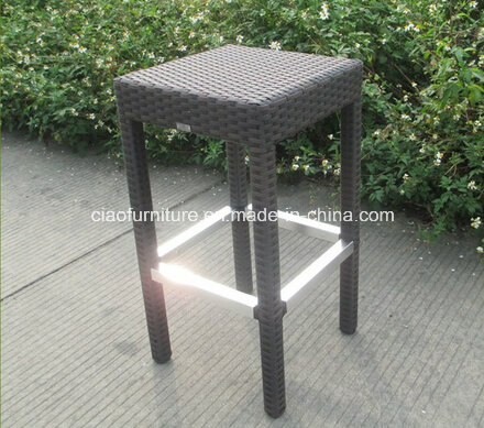 Rattan Weave Outdoor Bar Stool