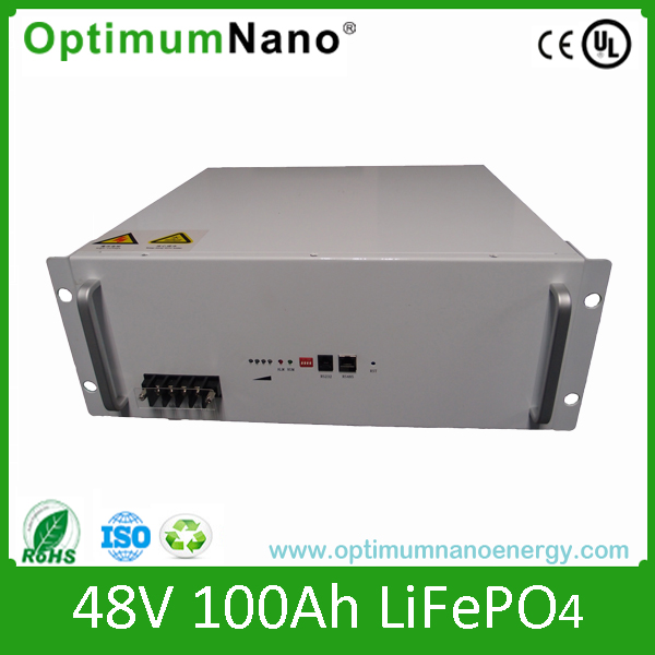 Rechargeable 48V 100ah LiFePO4 Battery Packs for Boat