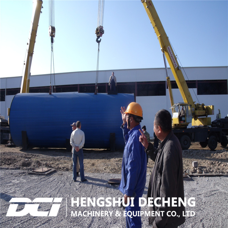 Rotary System Gypsum Powder Milling Plant with Small Capacity