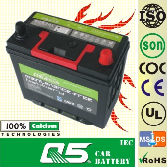 SS40T, SS60, 12V45AH, Australla Model, Auto Storage Maintenance Free Car Battery