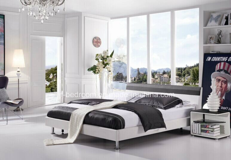 Simple Cheap PU Bed Jfb-02