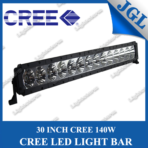 Single Row 140W Offroad CREE LED Driving Light Bar