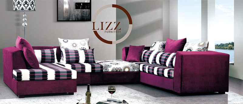 Sofa Furniture Corner Fabric Sofa (A88#)
