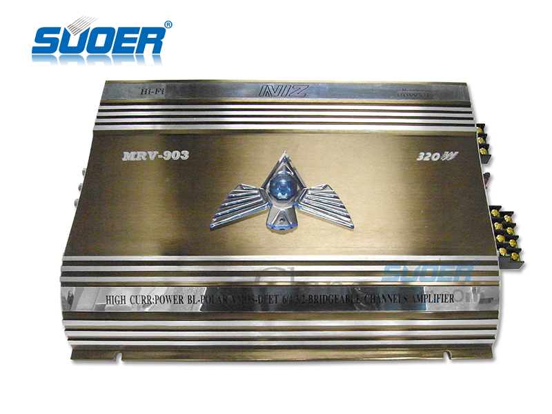 Suoer High Quality 320W Amplifier Hi- Fi Stereo Power Audio Amplifier Car Amplifier (MRV-903)