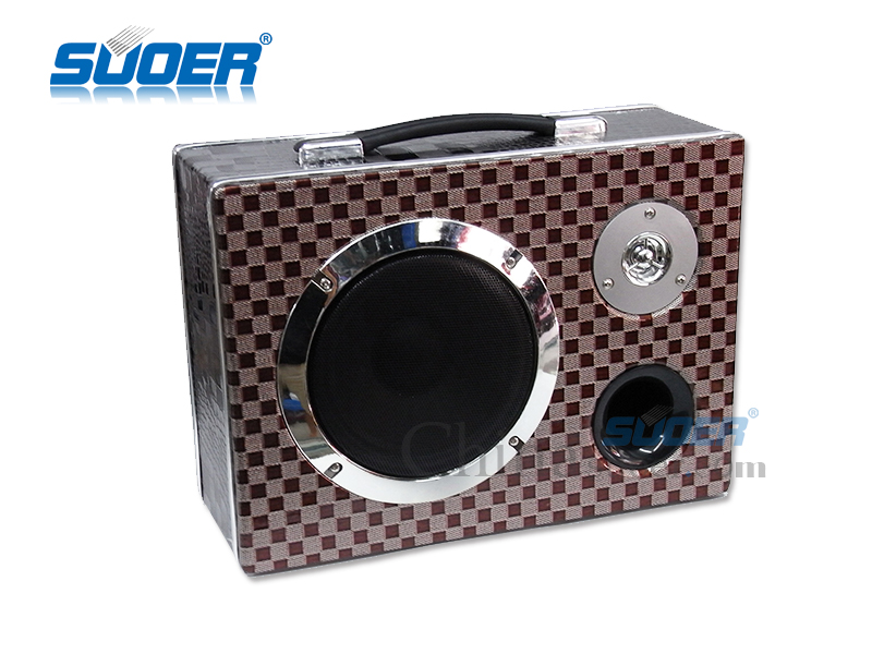 Suoer Portable 5 Inch/6 Inch Car Subwoofer Square Leather Subwoofer Speaker (Portable 5 Inch/6 Inch Square Leather)