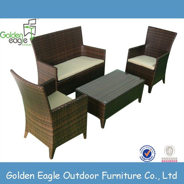 Synthetic Rattan Furniture Dining Table Chair
