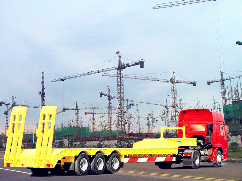 Tongya Manufacturer Lowboy Semitrailer for Sale (CTY9110)
