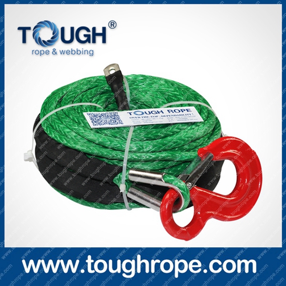Tr-03 Hand Winch Dyneema Synthetic 4X4 Winch Rope with Hook Thimble Sleeve Packed as Full Set