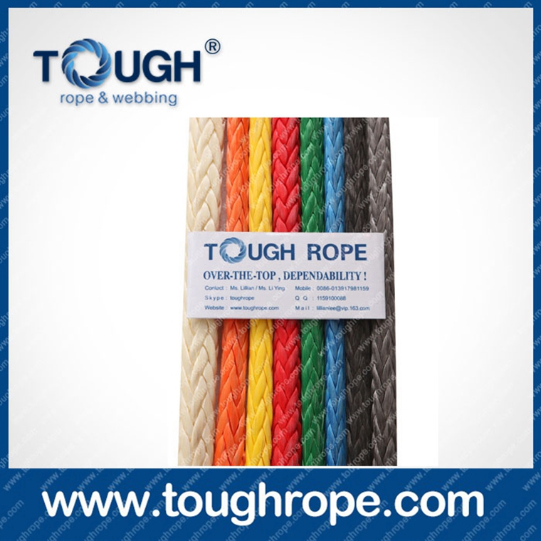 Tr-08 Hand Anchor Winch Dyneema Synthetic 4X4 Winch Rope with Hook Thimble Sleeve Packed as Full Set