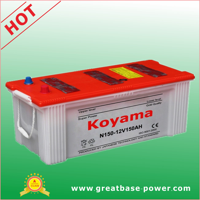Truck Battery N150 Dry Charged Heavy Duty -12V150ah (145G51-N150)