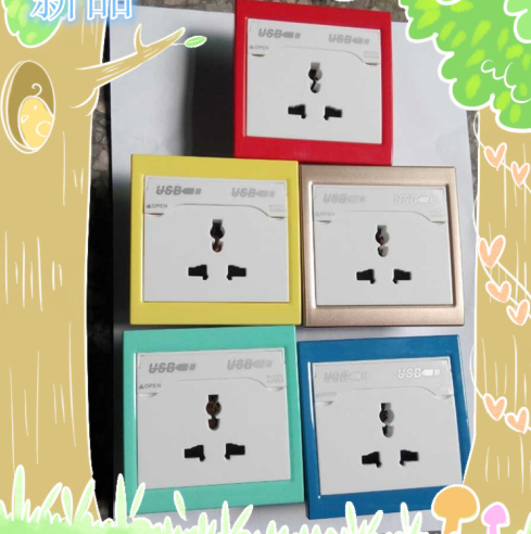 USB Wall Sockets, USB Charger for iPhone iPad MP3 MP4