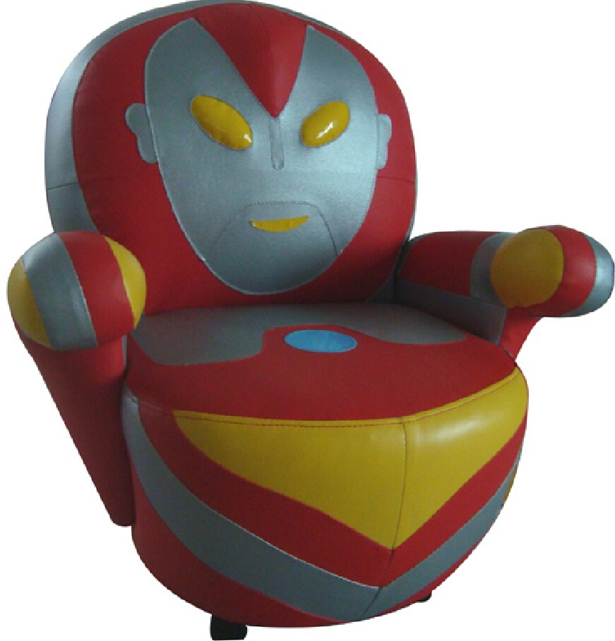 Ultraman Children Sofa Chair Home Furniture Made of Leather (K-60)