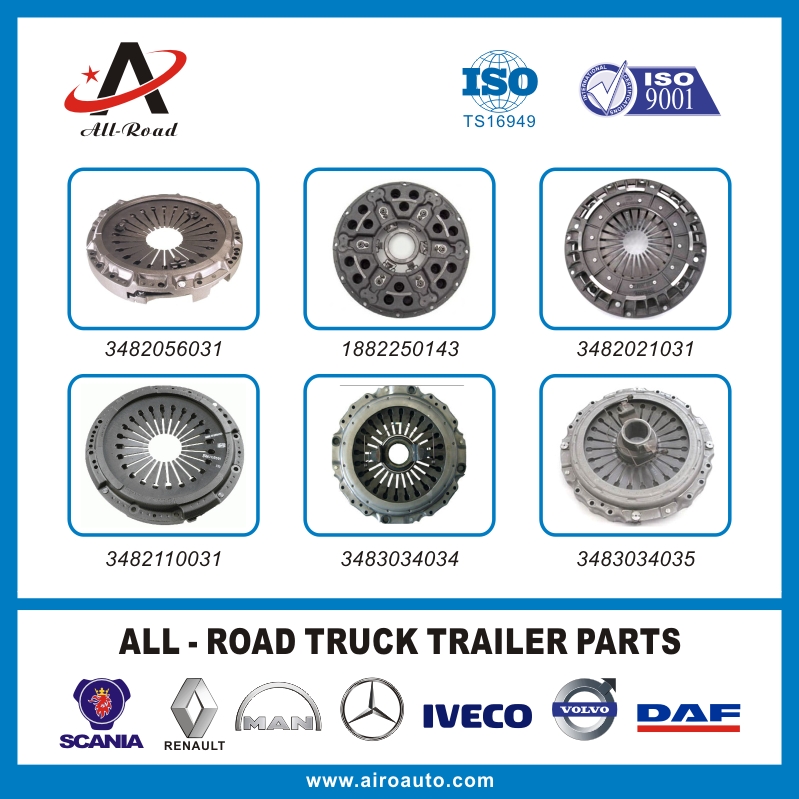 Volvo Truck Clutch Disc 3482056031 1882250143 3482021031 3482110031 3483034034 3483034035