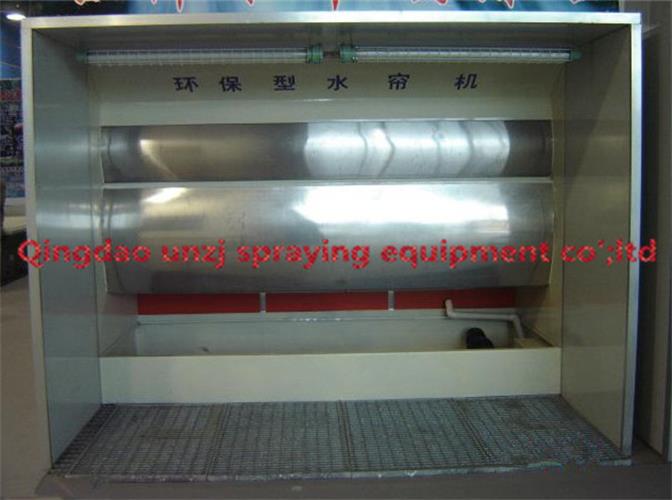 Water Type Curtain Spray Booth