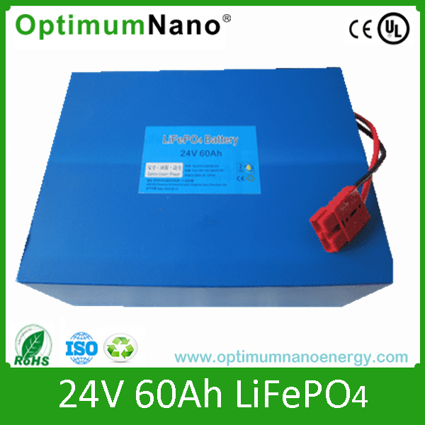 Wholesale LiFePO4 Battery24V 60ah with Deep Cycle
