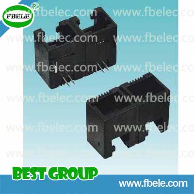 Wired Jack Rj12 Connectors PCB Jack (FB-23-33)