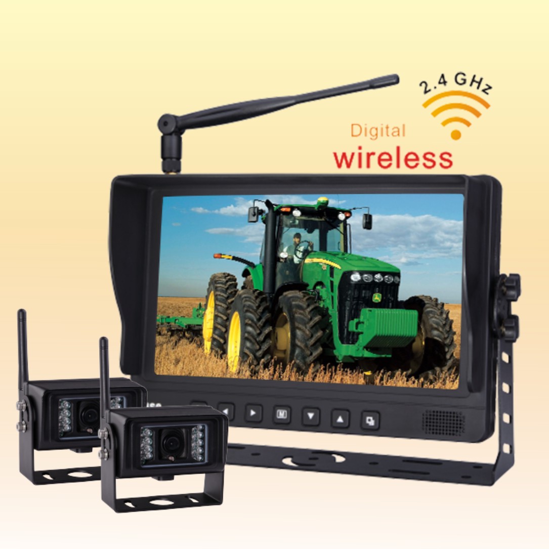 Wireless Camera Observation Video System with Mounts to Your Tractor, Combine, or Trailer