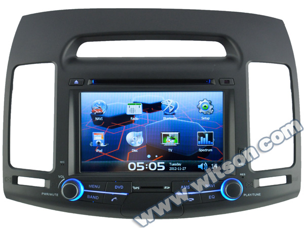 Witson Car DVD GPS for Hyundai Elantra (2007-2011) (W2-D9556Y)