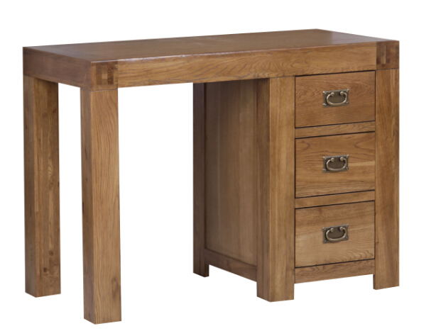 Wooden Single Pedestal Dressing Desk/Dressing Table