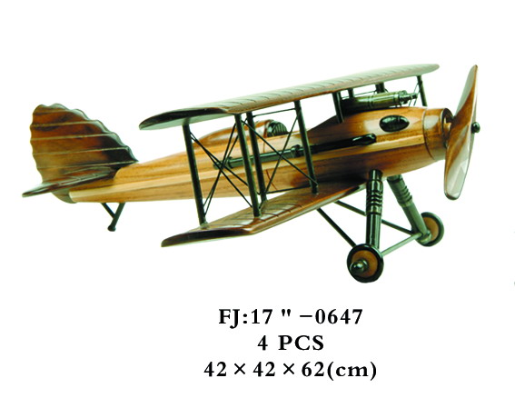 Wooden Toy Plane Model for Adult and Kids