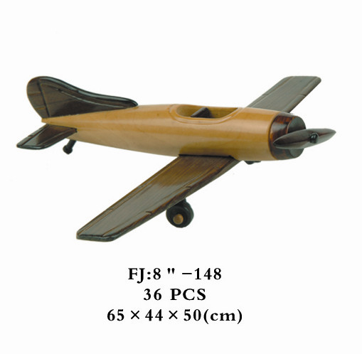 Wooden Toy Plane Model for Adults and Kids