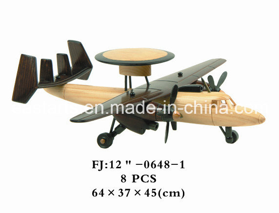 Wooden Toy Plane Model for Adults and Kids