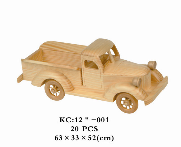 Wooden Toy Truck Model for Adults and Kids