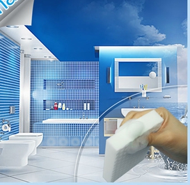 2015 Hot Selling Bathroom Wash Sponge NO Detergents Need  Cleaning Eraser