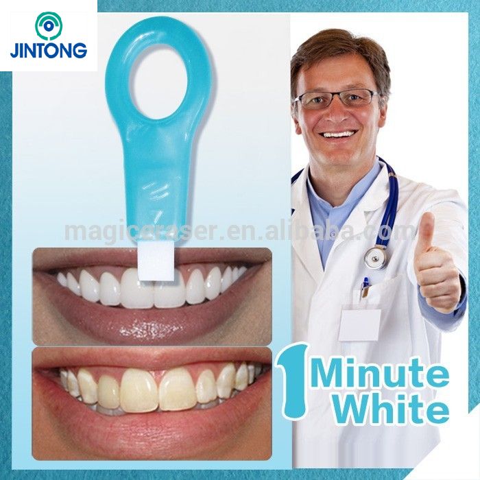 private label bright smile portable teeth whitening sponge