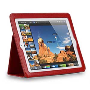 Executive iPad 3/4 case. Red