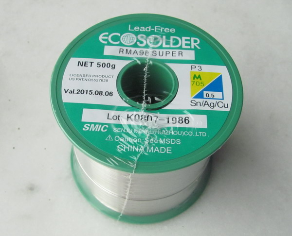 Senju 0.5mm Lead-Free Solder Wire 500g