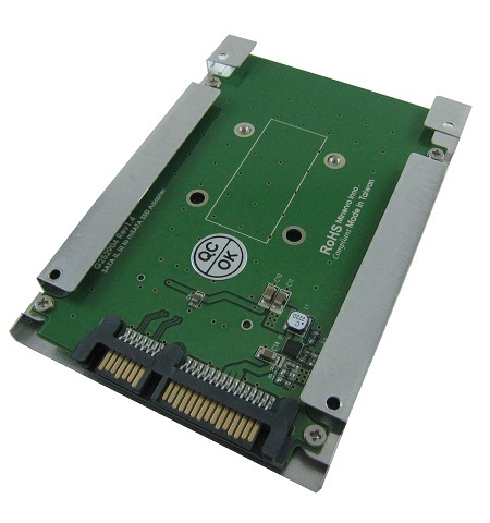 SATA III to mSATA Converter with 2.5 Inch Housing